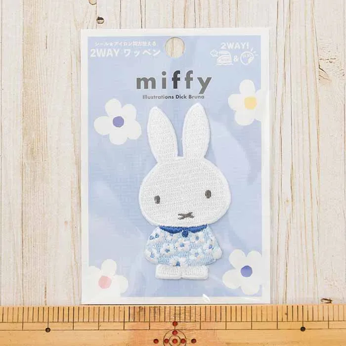 2way接着ワッペン miffyスプリングフラワー ワンピース