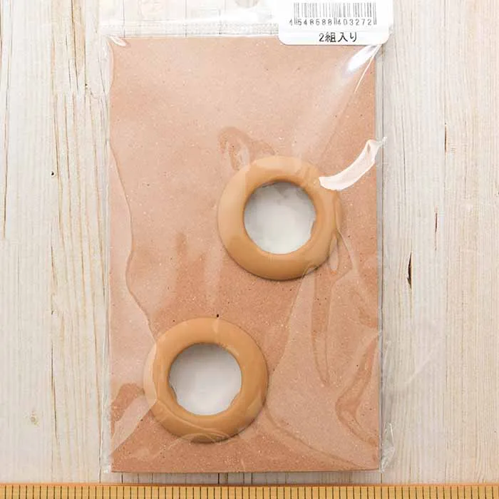 ツメ式ハトメ　内径21mm　2組入り