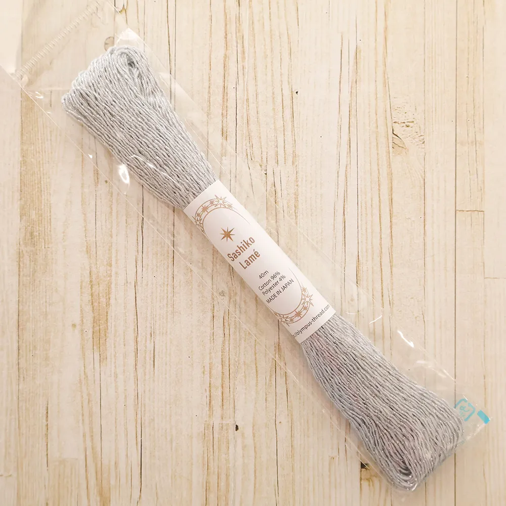 刺し子糸 Sashiko Lame 40m 単色