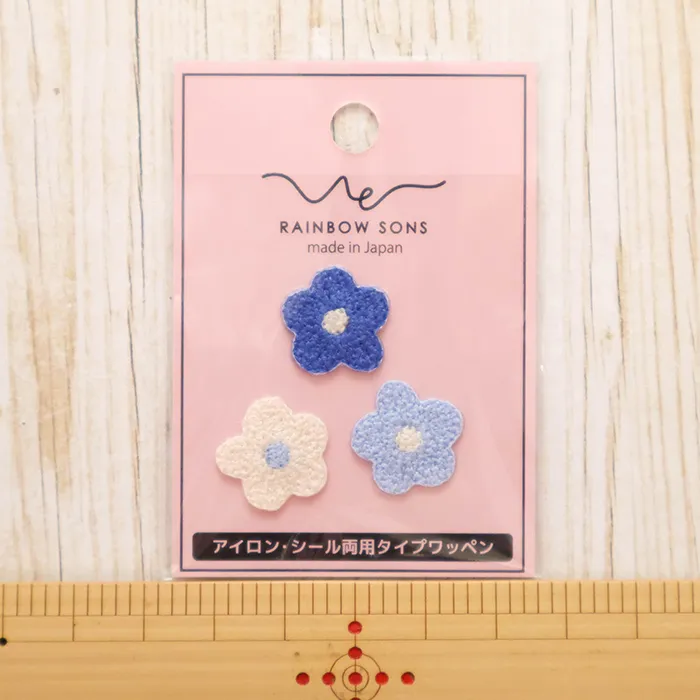 2wayワッペン　REINBOW SONS　花