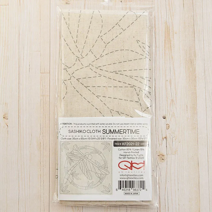 刺繍布「刺し子クロス」SASHIKO CLOTH “SUMMER TIME”